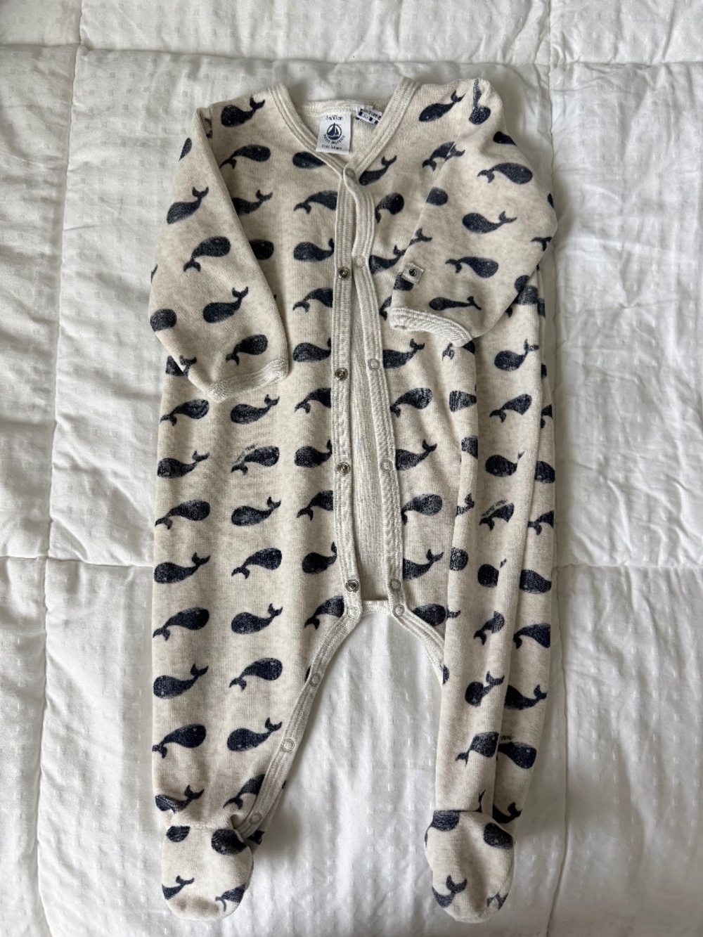 Petit Bateau Snap Footies